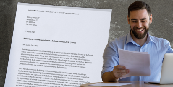 Anschreiben zur Bewerbung – Tipps & Vorlage für Schweiz